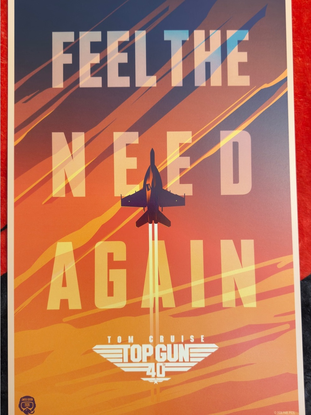 TOP GUN 40th Anniversary- MAVERICK- 12 X 18 AMC Limited Edition PROMO Poster